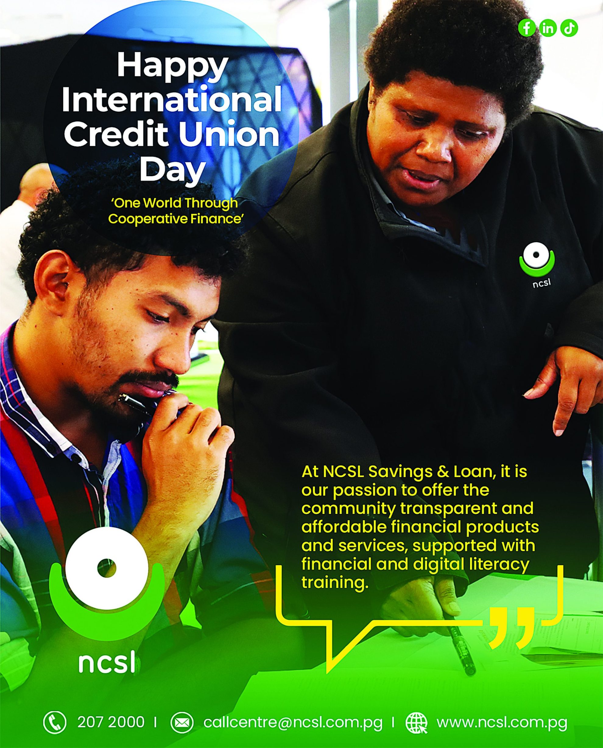 Happy International Credit Union Day - NCSL