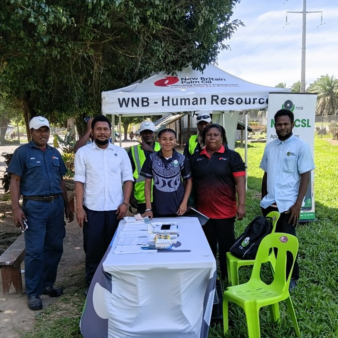 NCSL Kimbe Branch joined NBPOL’s Human Resource Financial Literacy Week at Kapiura Estate, Nakanai.