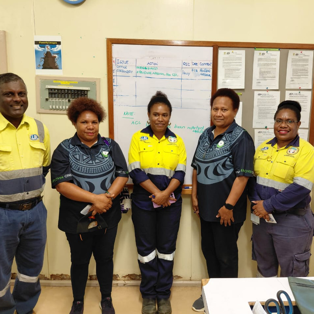 Tabubil Branch met with Bige and LBL Operations Managers and connected with more than 400 employees on site.