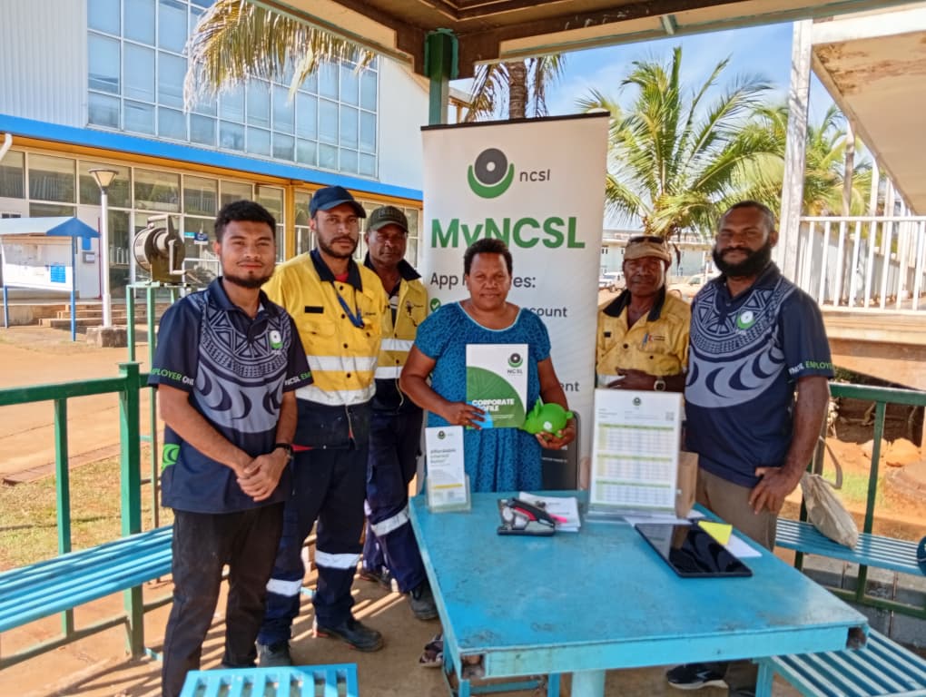 The Madang Branch team visited the KBK Mine Site at Ramu NiCo MCC to issue Poro Cards to members