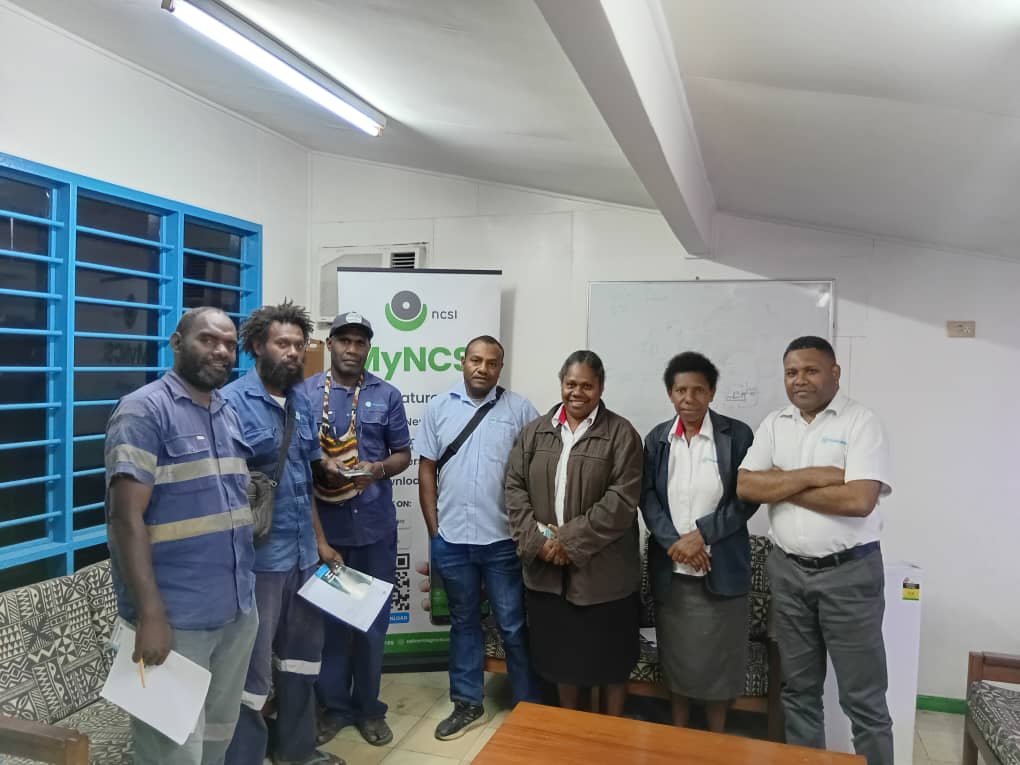Kokopo branch engaged with the admin staff of Telikom onboarding new members